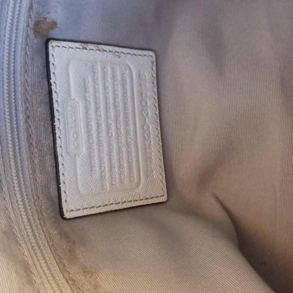 COACH Madison Gingham Black and White Jet Set Tote Bag Handbag with mini Wallet - Picture 9 of 9